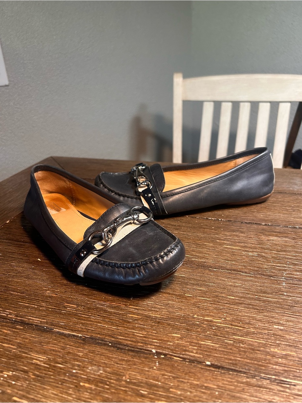 Coach Pamilla Loafers with horsebit hardware size 8
